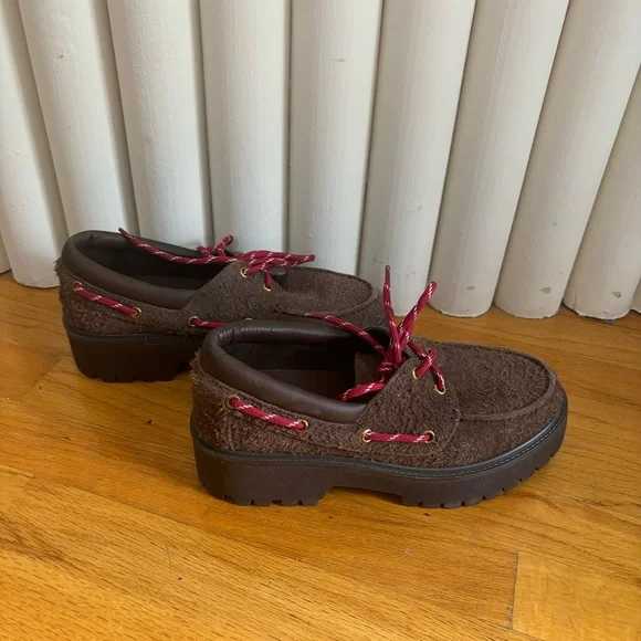 Jeffrey Campbell lug sole boat shoe loafer - Picture 6 of 7